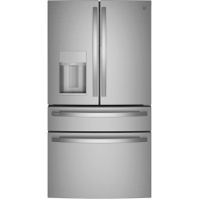 GE Profile Series PXD22BYPFS - GE Profile Counter Depth 4-Door Bottom Freezer - French Door