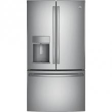 GE Profile Series PFE28KSKSS - GE Profile? Series ENERGY STAR 27.8 Cu. Ft. French-Door Refrigerator with Hands-Free