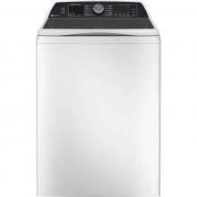 GE Profile Series PTW700BSTWS - 5.4 Cu. Ft. Capacity Washer With Smarter Wash Technology And Flexdispense