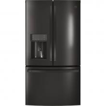 GE Profile Series PFD28KBLTS - GE Profile Series 27.7 Cu. Ft. French-Door Refrigerator with Door In Door and Hands-Free AutoFill