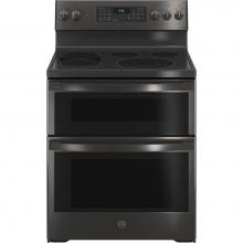 GE Profile Series PB965BPTS - 30'' Smart Free-Standing Electric Double Oven Convection Range With No Preheat Air Fry