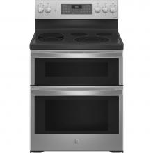 GE Profile Series PB965YPFS - 30'' Smart Free-Standing Electric Double Oven Convection Range With No Preheat Air Fry