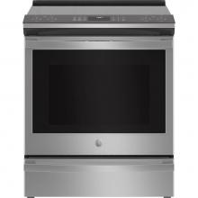 GE Profile Series PHS930YPFS - 30'' Smart Slide-In Fingerprint Resistant Front-Control Induction And Convection Range W