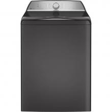 GE Profile Series PTW600BPRDG - 5.0 cu. ft. Capacity Washer with Smarter Wash Technology and FlexDispense