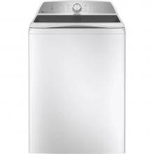 GE Profile Series PTW600BSRWS - 5.0 cu. ft. Capacity Washer with Smarter Wash Technology and FlexDispense