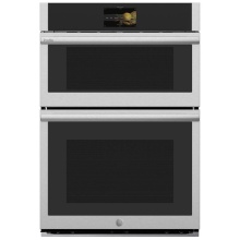 GE Profile Series PT9900SWSS - GE Profile 30 in. Combination Double Wall Oven with Convection, Air Fry, Steam, Sous Vide, and Adv