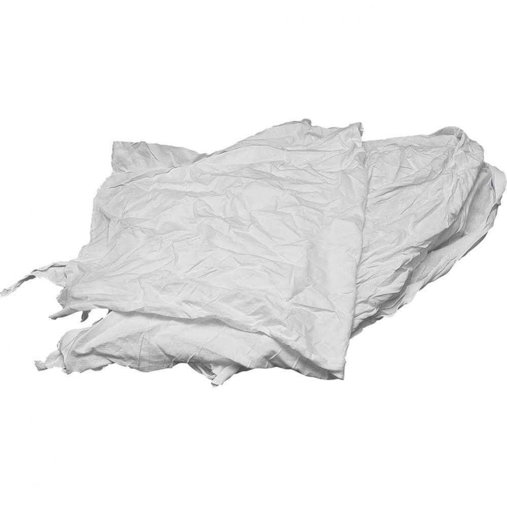 Wiping Cloth Prem Cot Knt 18X18''Wh 50Pk