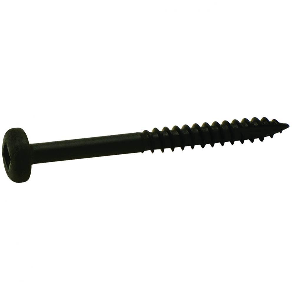 Scr Face Fr Rnd Hd T17 Sq No.6X1 1/2''St Bl