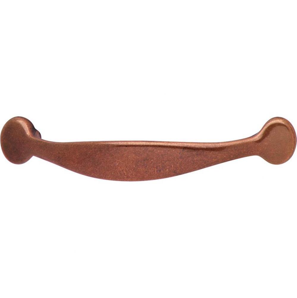 Handle, zinc, copper, 139ZN08, M4, center to center 128mm