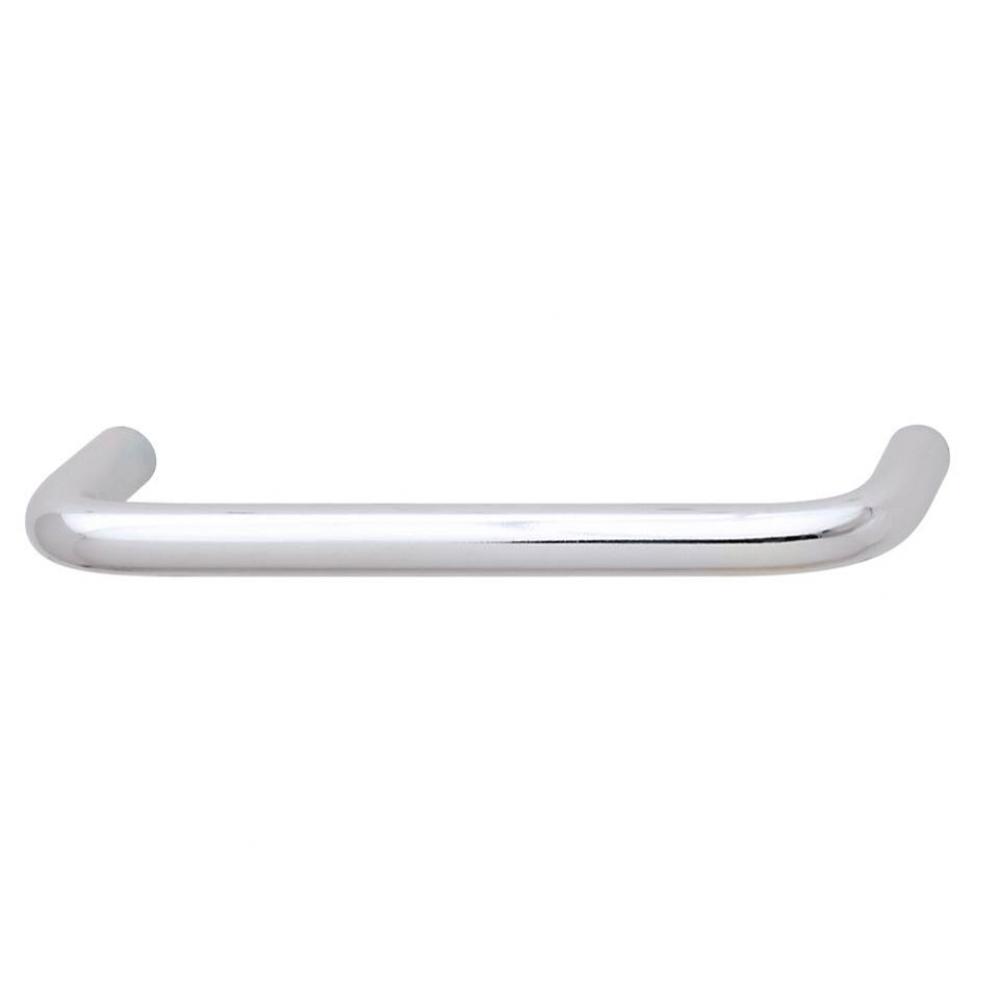 Handle, steel, polished chrome, 101ST48, 8-32, center to center 64mm, includes 1'' screw