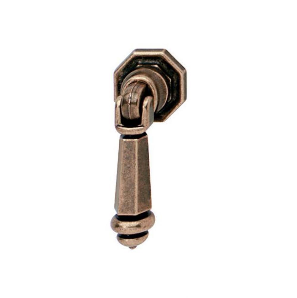 Pendant handle, zinc, antique bronze, 120ZN08, M4, 53mm