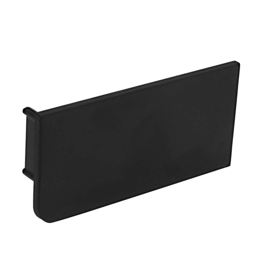 L-Cap Rectangle Pl Black Right