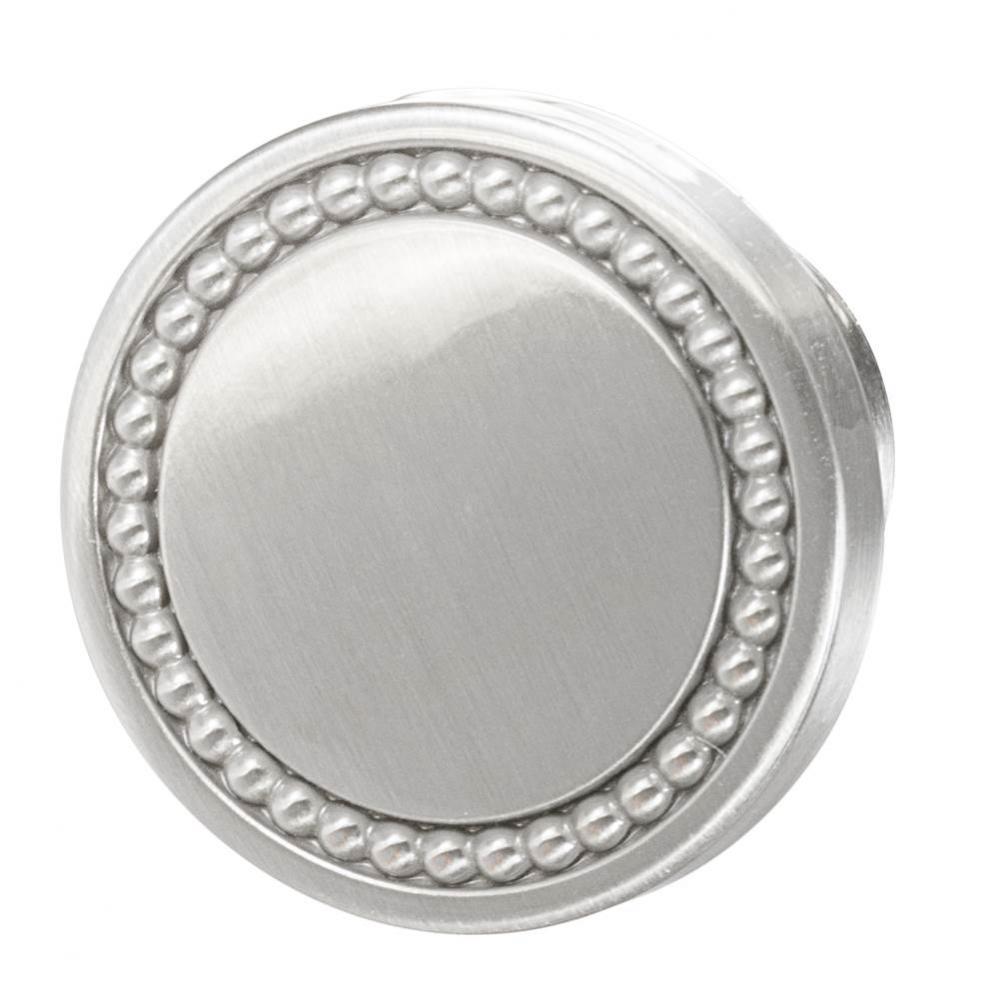 Knob Carolyne Zn Satin Ni 8-32 35Mm