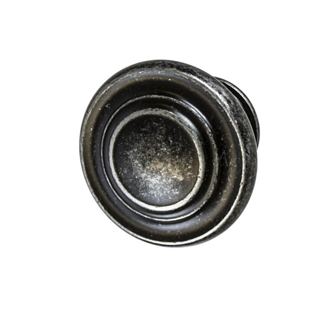 Knob Insp Zn Wrought Ir Drk 8-32 33Mm