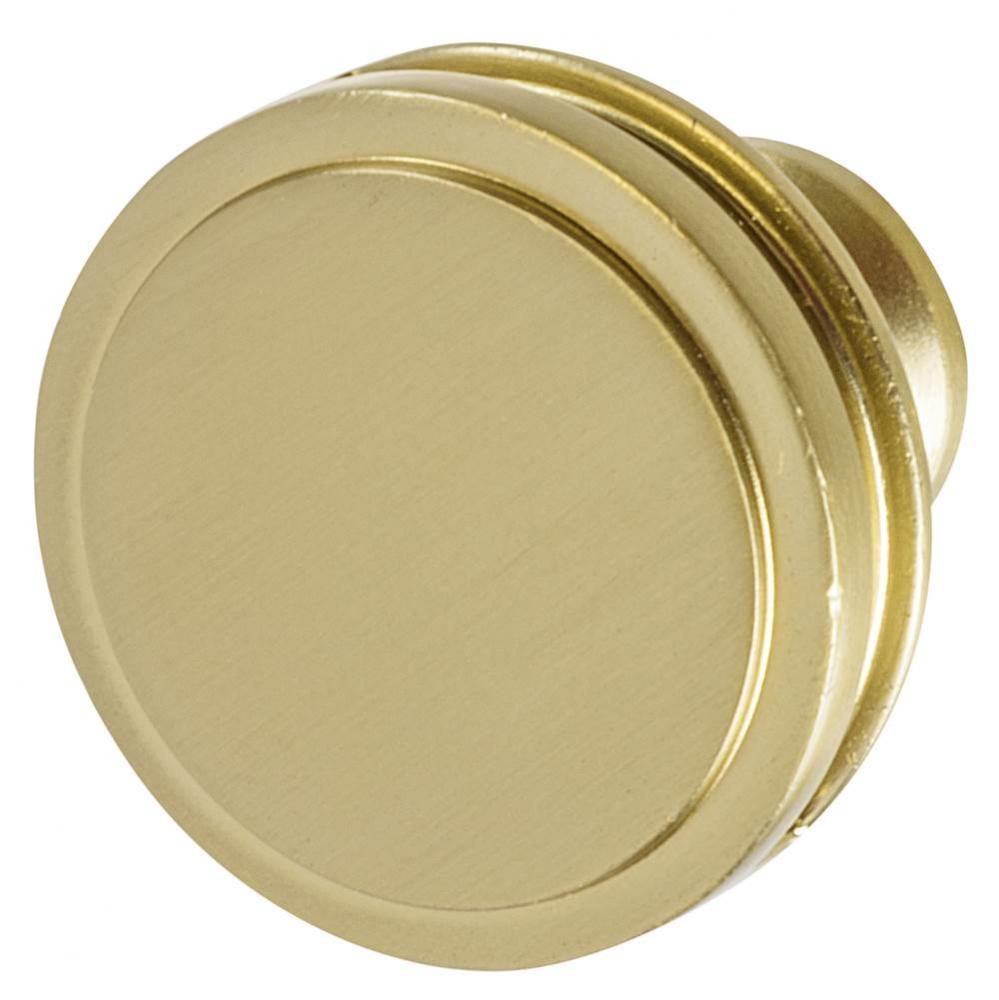 Knob Oberon Zn Gold Cham 8-32 35Mm