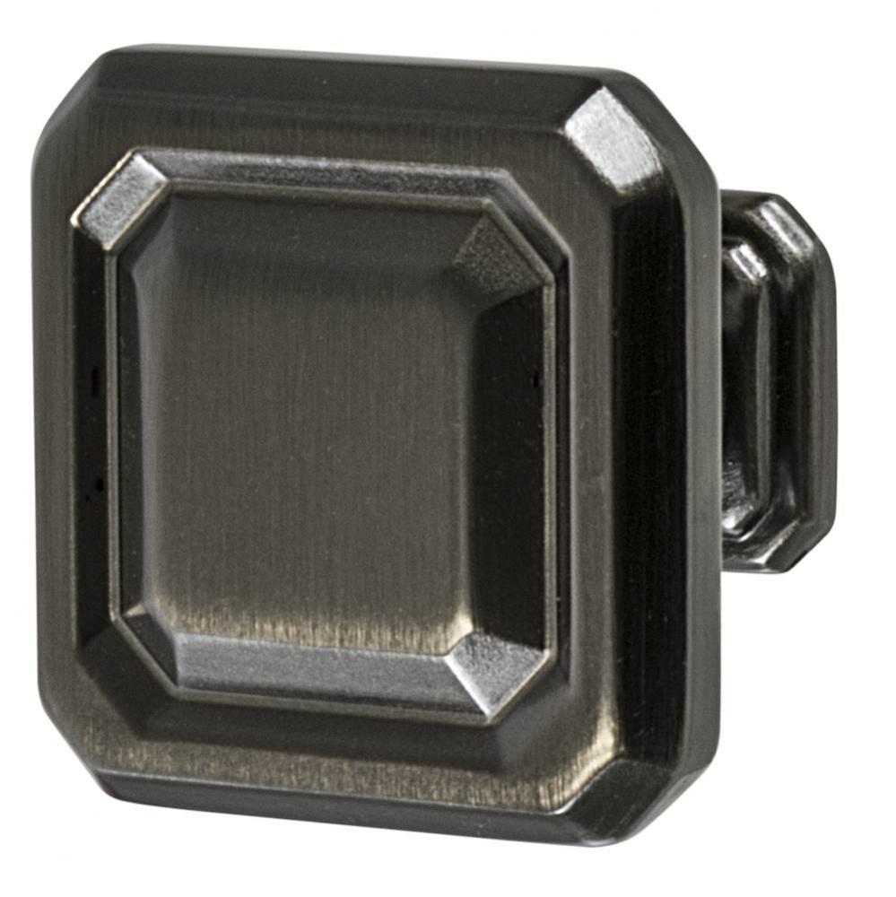 Knob Wells Zn Gunmetal 8-32 32X32Mm