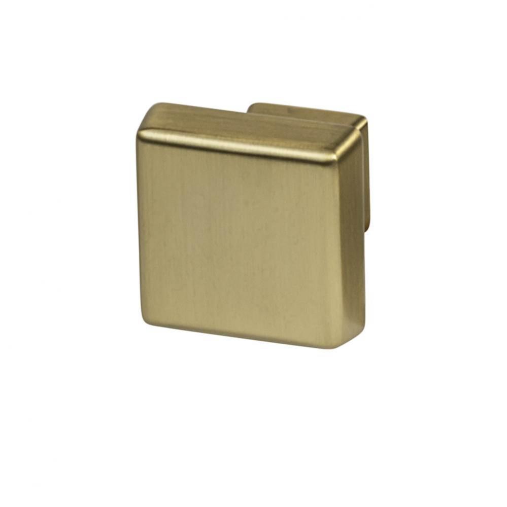 Knob Blackrock Zn Gold Cham 8-32 38X38Mm