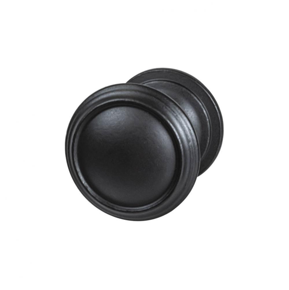 Knob Rev Zn Blk Brz 8-32 32Mm