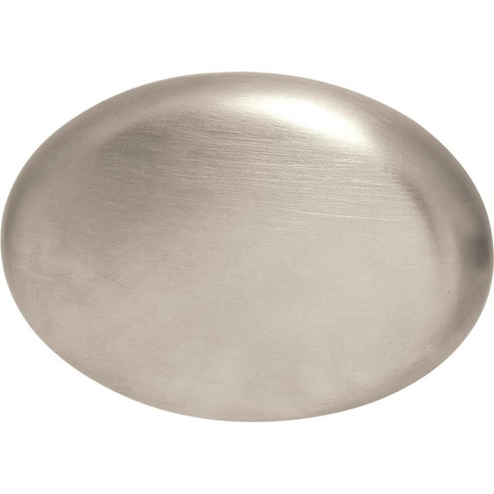 Knob, zinc, brushed nickel, 102ZN26, M4, 50 x 35mm