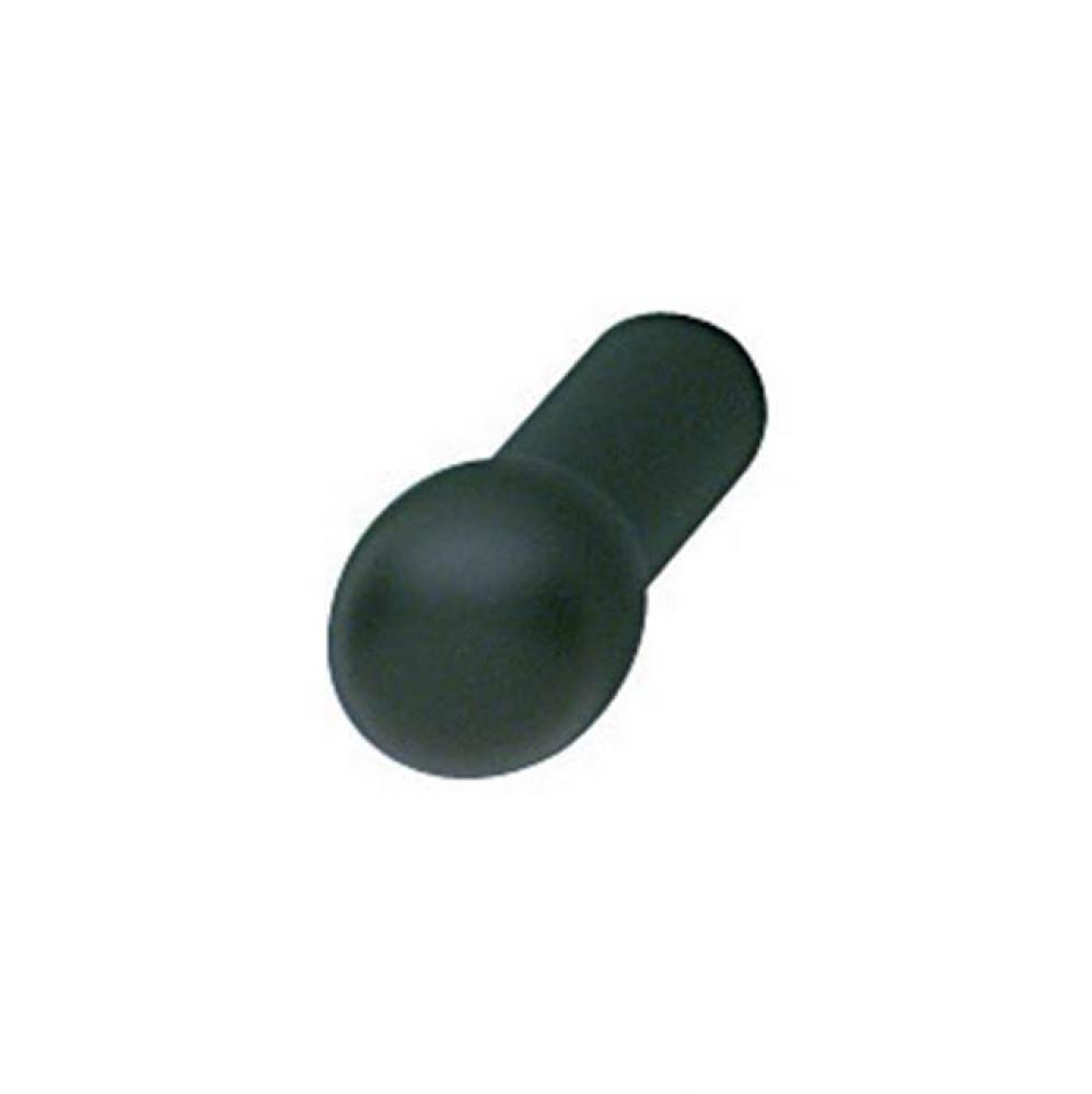 Knob, zinc, matt black, 109ZN68, M4, diameter 12mm