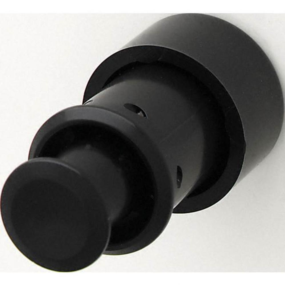 Push Button Knob Pl Blk 110Pl44