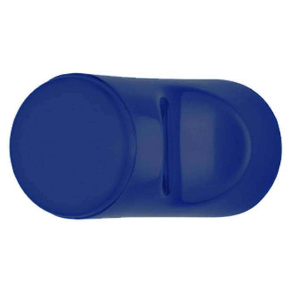 Knob Pa Steel Blue 13X25Mm