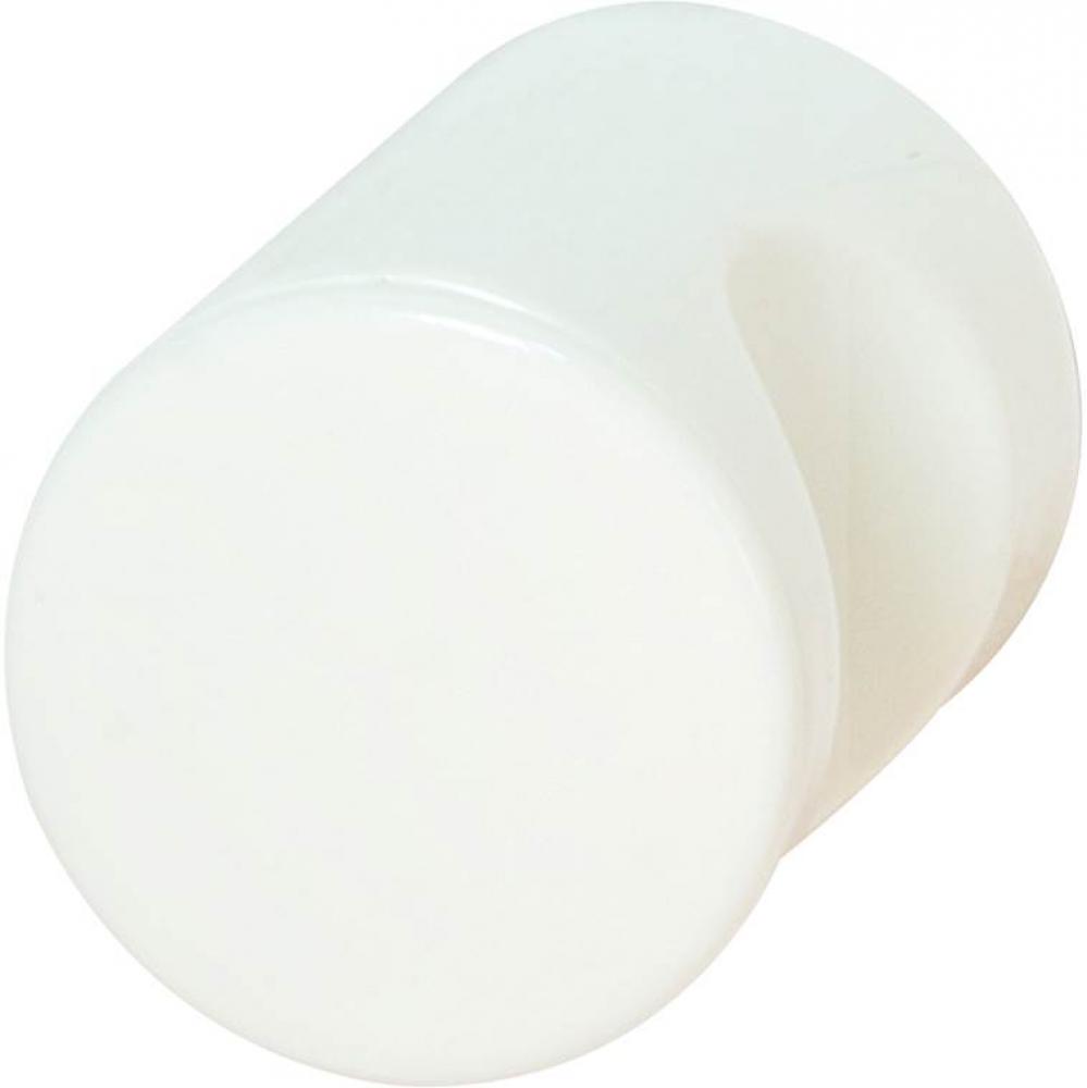 Knob Pa Pure White 20X28Mm