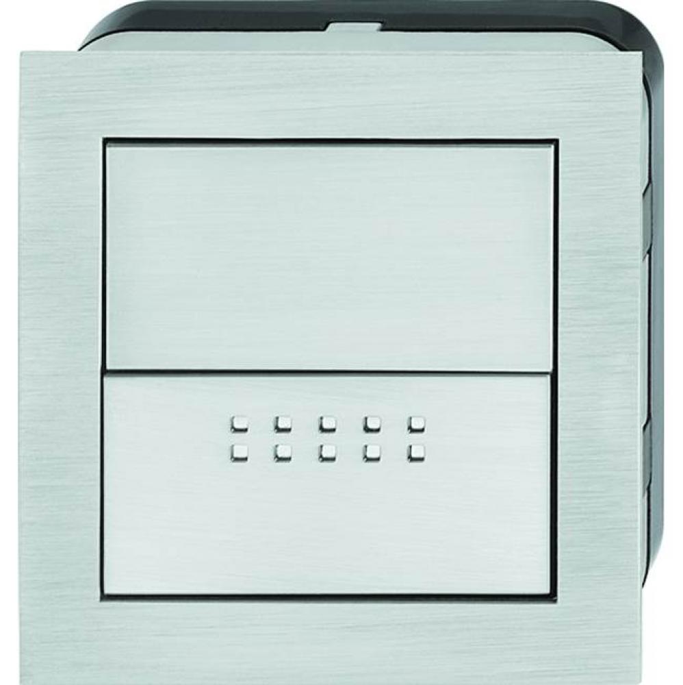 Inset Pull E-Motion Zn Sta St 74X74Mm