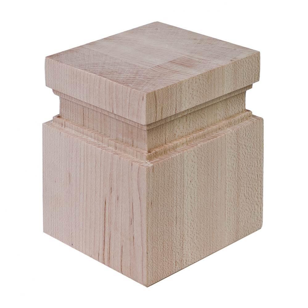 Foot Prairie Maple 3 5/16''X3 5/16''X4