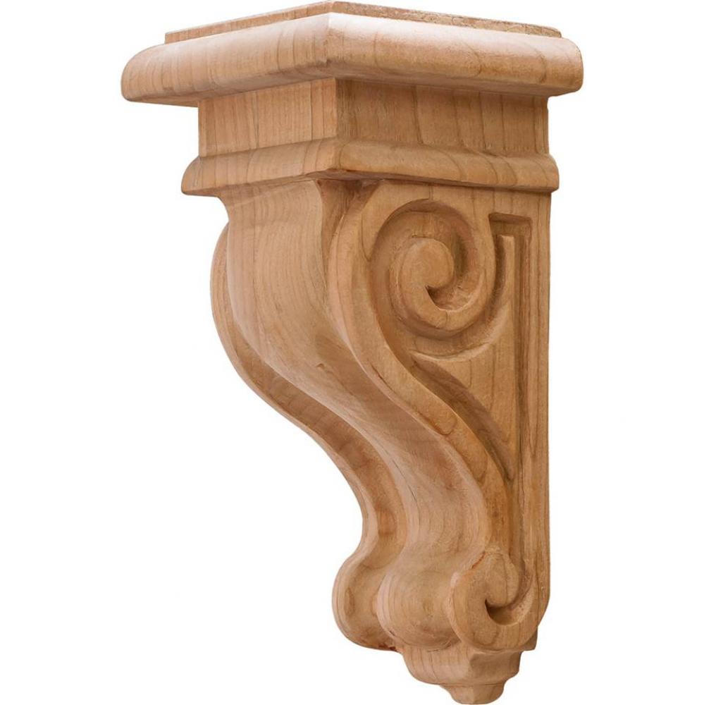 Corbel Scroll Cherry 2 7/8'' X 3'' X 6