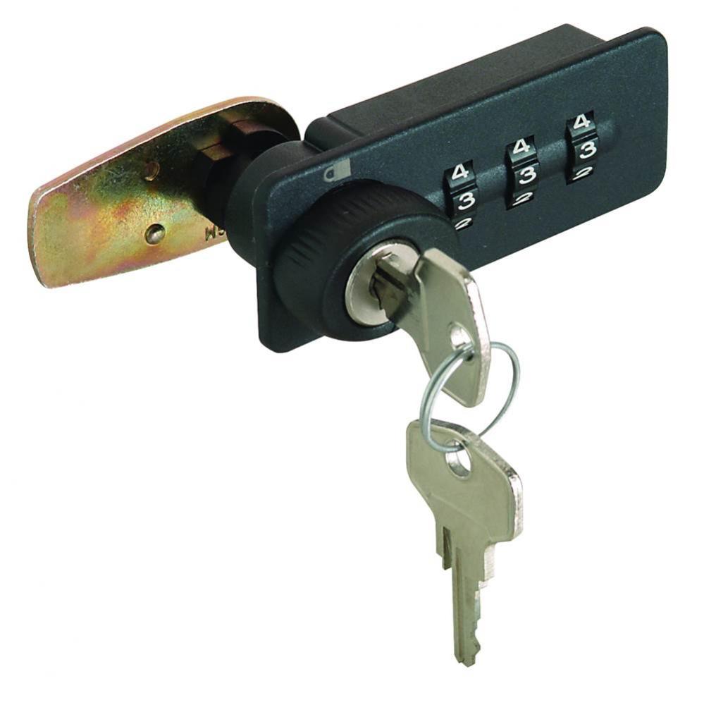Combi-Code Lock 1153 Horz Rt Blk