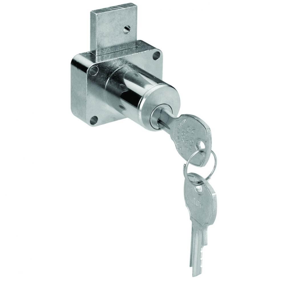 Drawer Lock C8178 St Bru Chr 7/8'' Kd