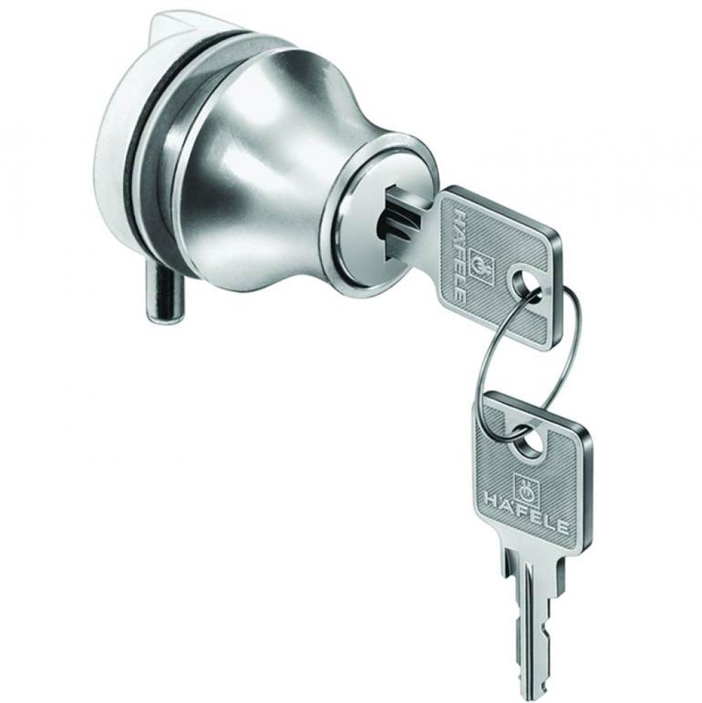 Glass Dr Lock Zn Nip Matt Key Different