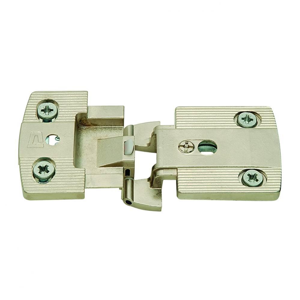 Aximat Flat Panel Hinge 3/8''O/L Zn Nip