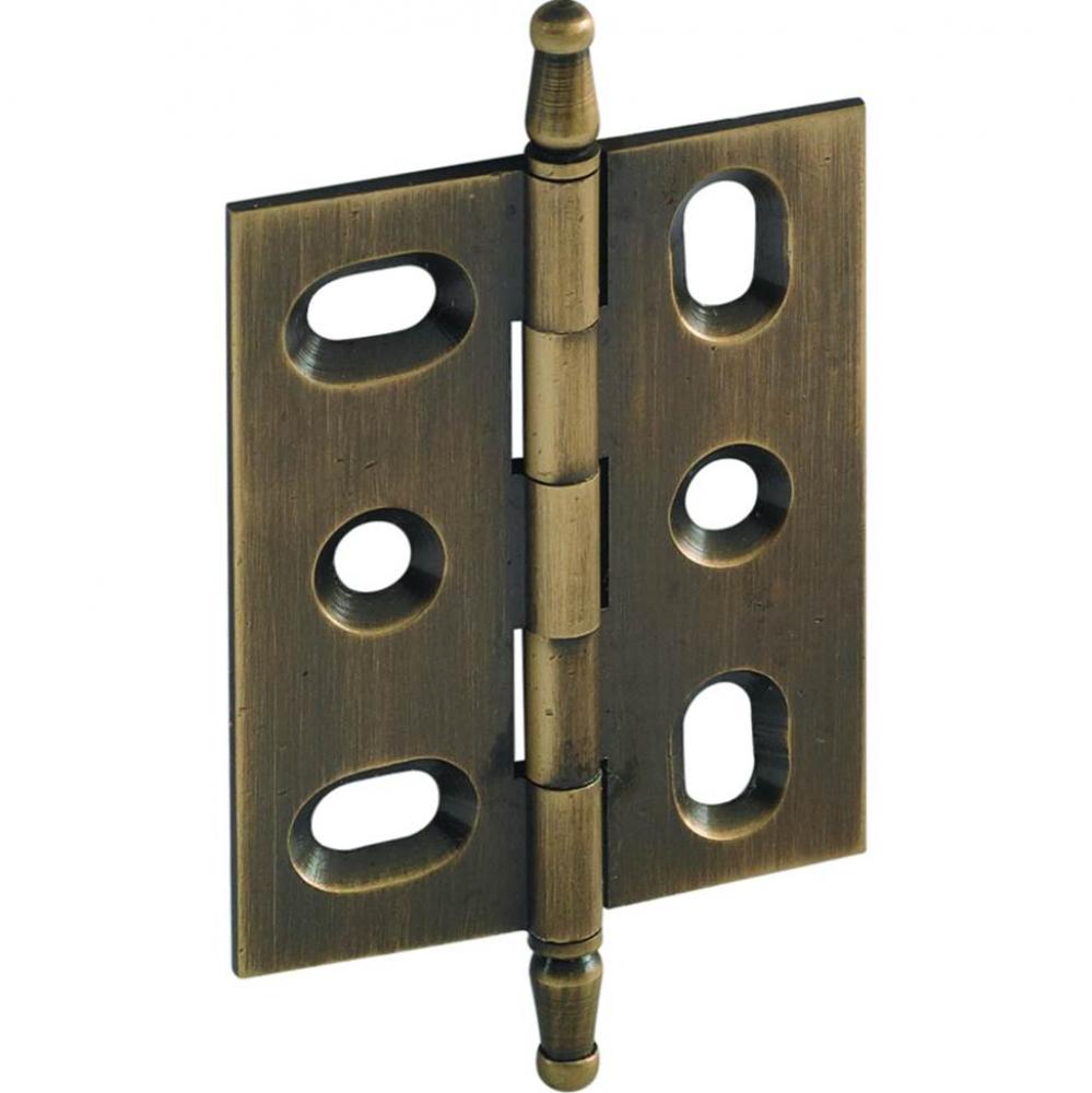 Elite Hinge Mort Brs 50X40Mm Antique