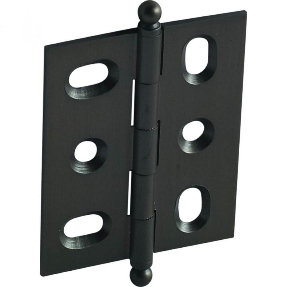 Elite Hinge Mort Brs 50X40Mm Orb 105Br10