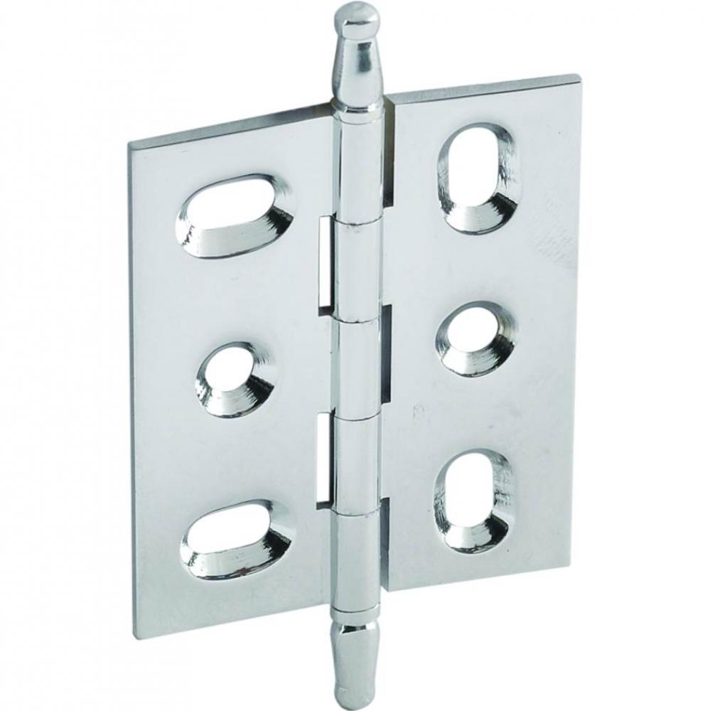 Elite Hinge Mort Brs 50X40Mm Pol Chr