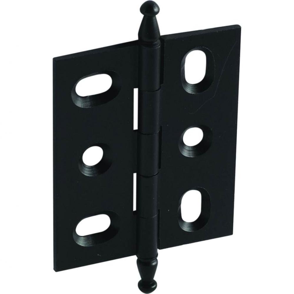 Elite Hinge Mort Brs 50X40Mm Matt Blk