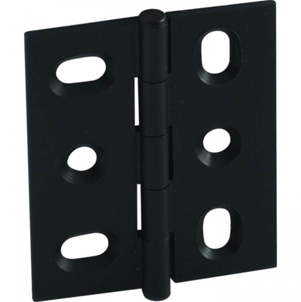 Elite Hinge Mort Brs 50X40Mm Matt Blk