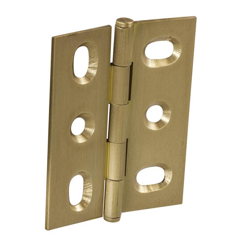 Elite Hinge Mort Brs Brushed 50X40Mm