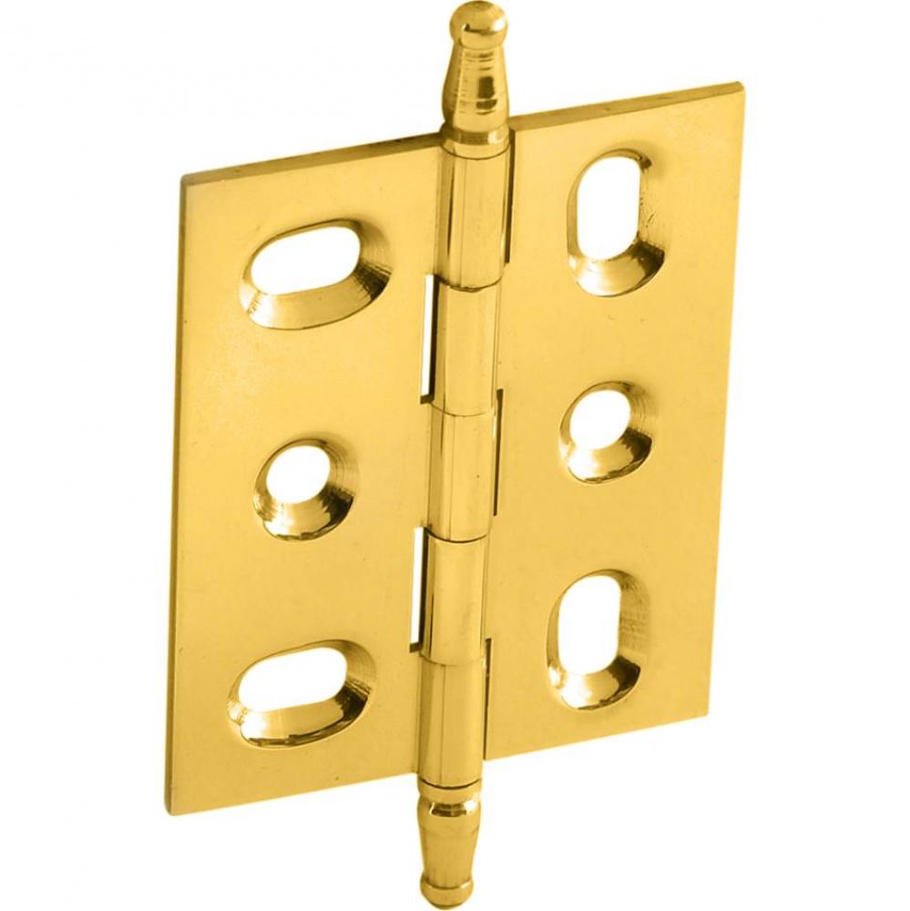 Elite Hinge Mort Brs 50X40Mm Pol Brs