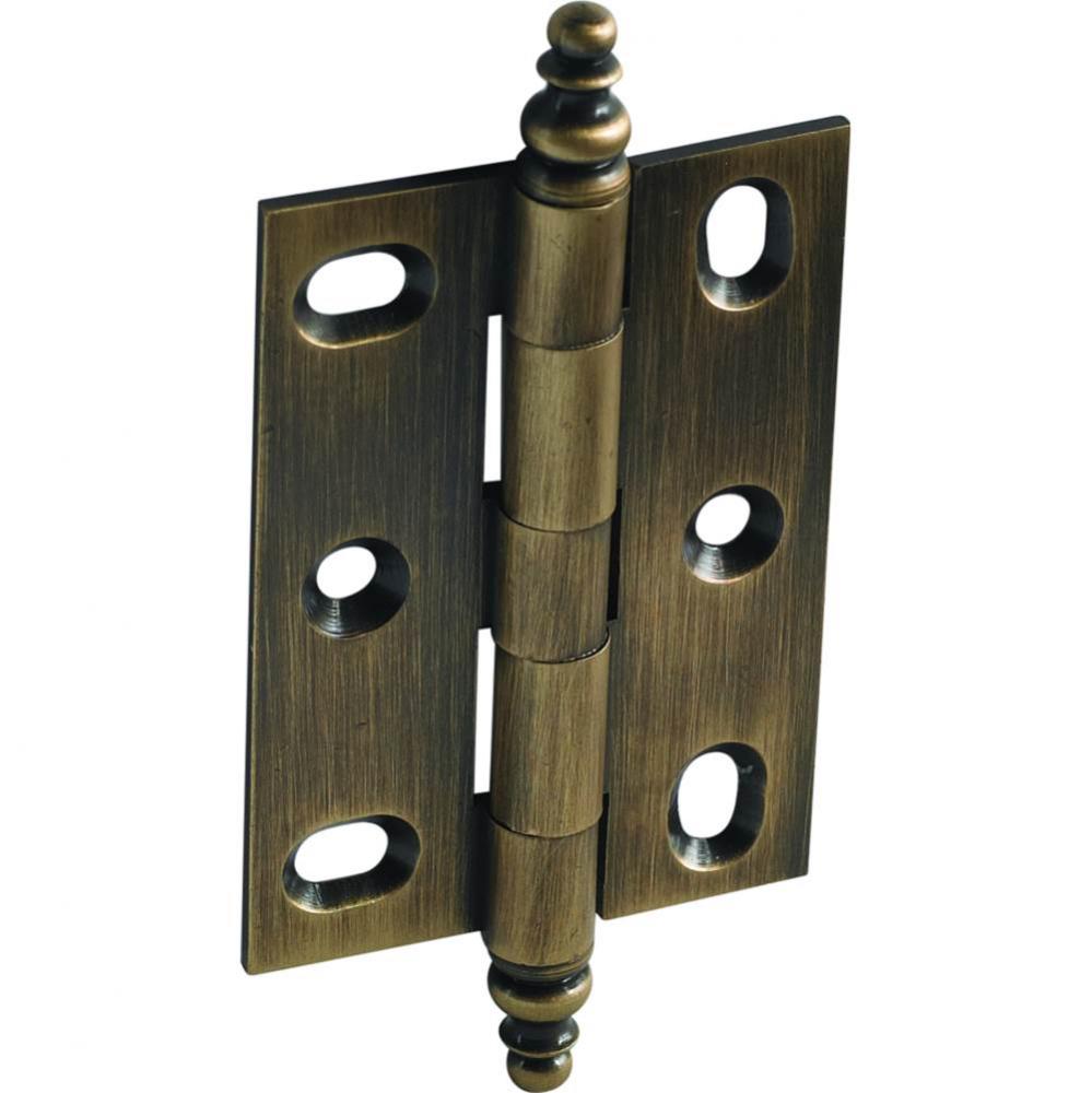 Elite Hinge Mort Lg Brs 63X45Mm Antique