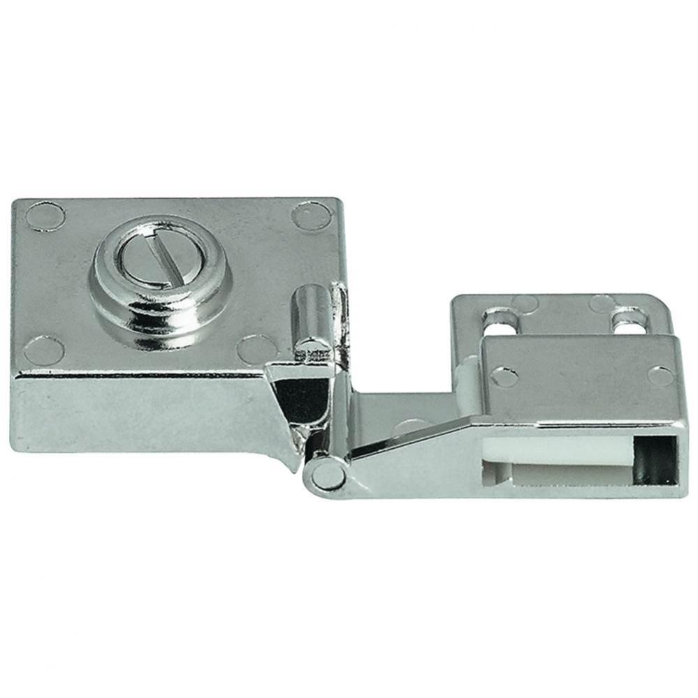 Glass Door Hinge Inset Zn.Chrome