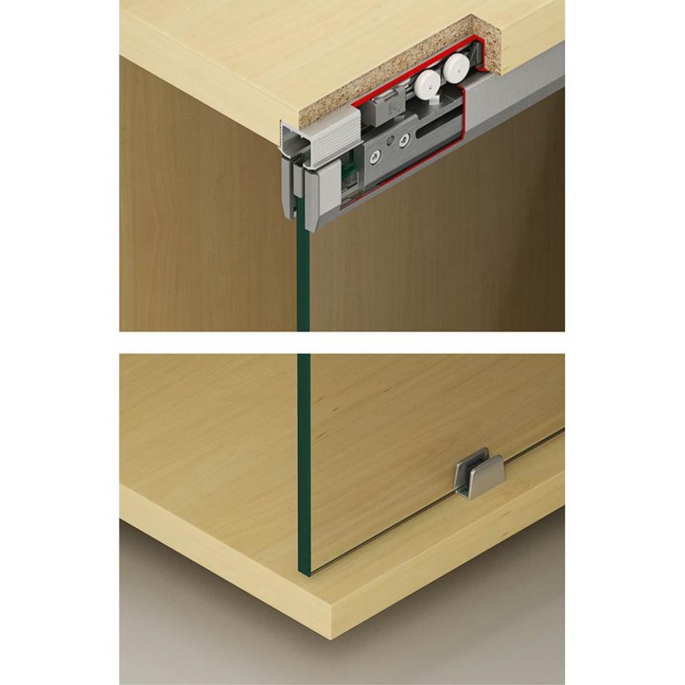 Clipo 36 G Inslide Set For 1 Glass Door