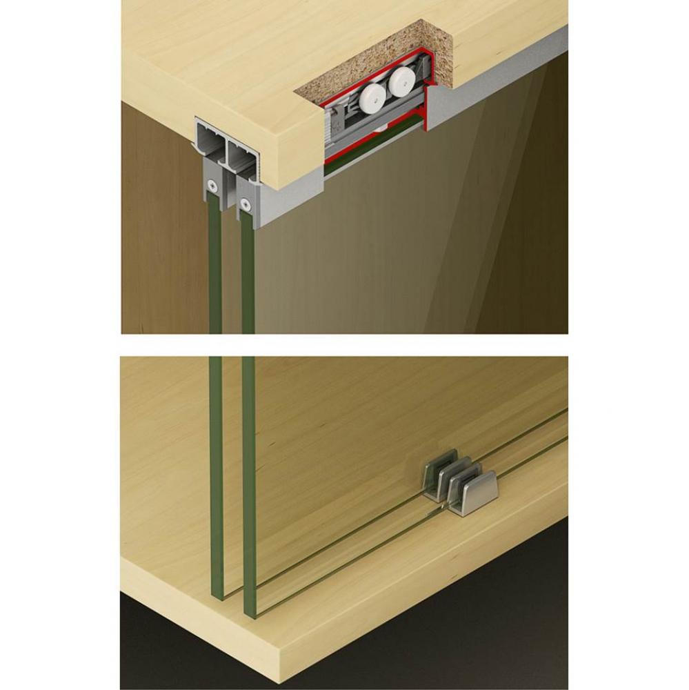 Clipo 36 Gpk  Inslide Set For 1 Gl Door
