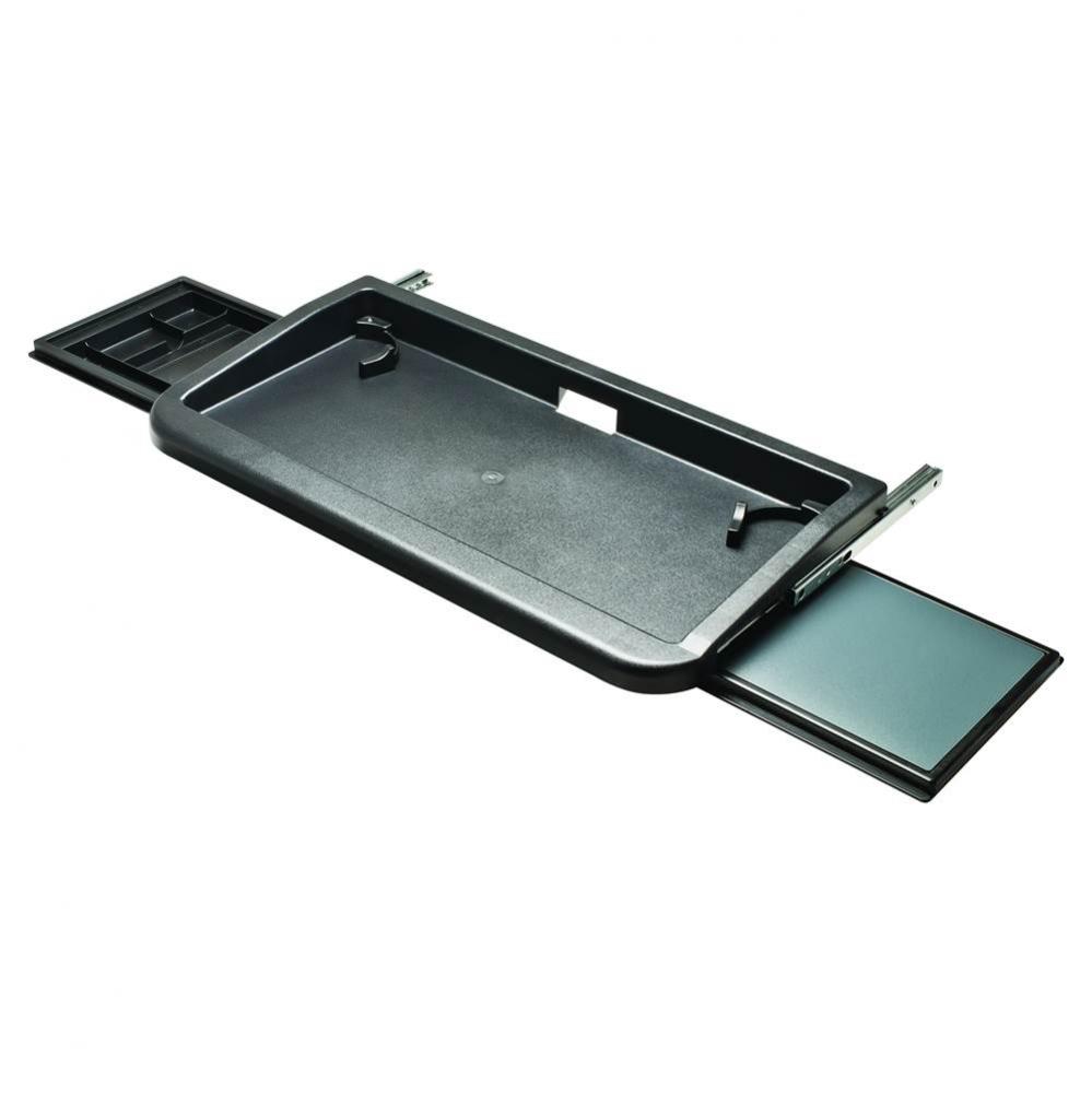 Keyboard and Mouse Tray Pl Black