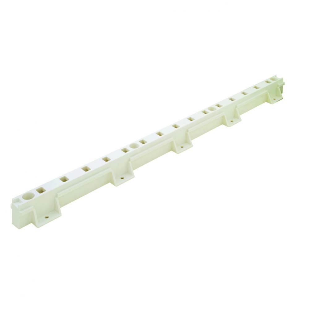 Roll-Out Tray Supp Adj 1 1/4X20 1/8'' Wh