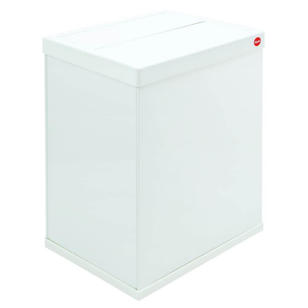 Trash Can Freestanding Pl Wh 41L