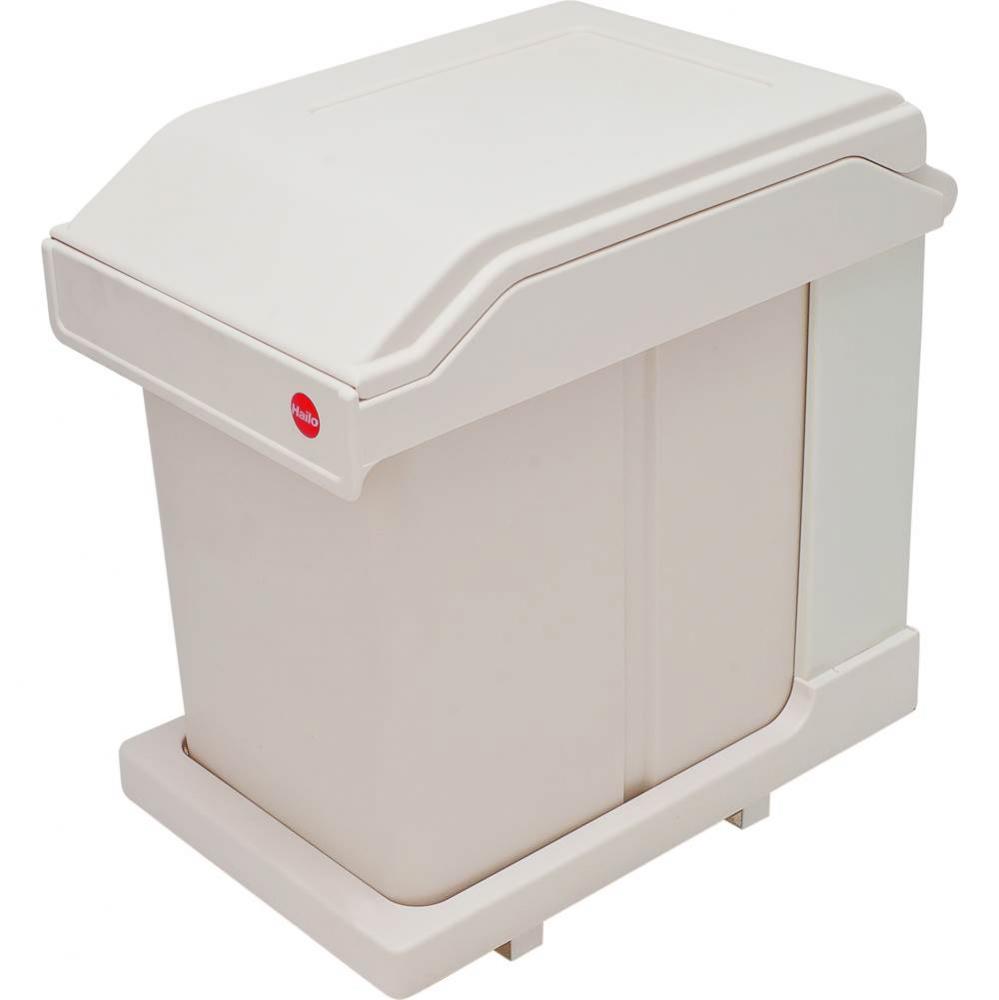 Trash Can Bottom-Mtd Pl Cream/Cream 20L