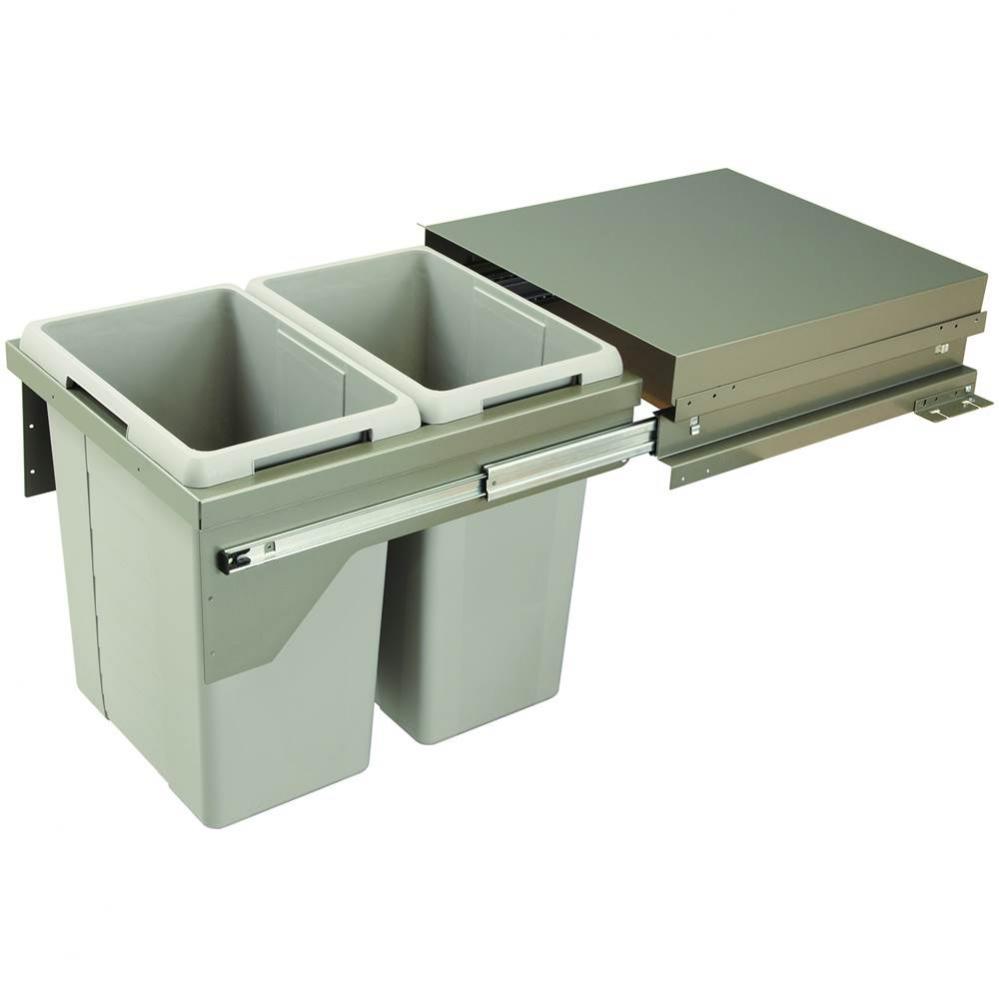 Trash Can Us Cargo 21 Sde Mt Sil 2X42L